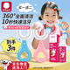 弭黎兒童牙刷U型手動(dòng)硅膠軟毛2-3-6-12歲寶寶嬰兒小孩幼兒口含潔牙器 【U型牙刷*2+慕斯牙膏*1】