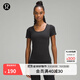 lululemon丨Ebb to Street 女士運動(dòng)短袖 T 恤 LW3FEJS 運動(dòng)上衣 黑色 XXS /2