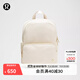 lululemon丨Everywhere Small 小款背包 *金屬件 雙肩包 LU9CZPS 淺象牙白/橡木棕/金 O/S