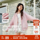 森馬（Semir）迪士尼外套女中長款連帽寬松針織衛(wèi)衣2025春休閑夾克109125108001