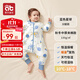 愛(ài)貝迪拉（AIBEDILA）嬰兒睡袋秋冬款睡衣寶寶睡袋防踢被子防驚跳兒童分腿式恒溫睡袋 【特價(jià)】室溫10-18℃秋冬中厚【暖姜】卡羅迪星球 XL碼【適合身高100-120cm】
