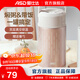 愛(ài)仕達（ASD）燜燒杯 304不銹鋼真空長(cháng)效保溫飯盒大容量寬口辦公帶飯悶燒壺粥桶 古銅色+餐勺 1.2L
