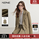 KBNE卡其色休閑西裝外套女小個(gè)子西服春秋新款氣質(zhì)正裝長(cháng)袖上衣 卡其色 XS