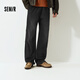 森馬（Semir）森柔牛仔|牛仔褲男寬松闊腿褲2025冬美式傘兵褲復古109725124104