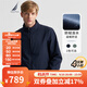 諾帝卡（NAUTICA）【單件直降】春夏防輕潑水軟殼貼絨面料立領(lǐng)商務(wù)休閑外套夾克男 藏青4NV XL