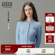 Teenie Weenie【趙露思同款】小熊女裝毛衣新款黃色針織衫空調開(kāi)衫 藍色 S