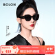 BOLON暴龍眼鏡楊紫同款寬腿貓眼太陽(yáng)鏡防紫外線(xiàn)墨鏡女款遮陽(yáng)防曬BL3189 C10-酷感黑