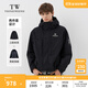 Teenie Weenie小熊男裝休閑羽絨服內膽冬季兩件套工裝防風(fēng)外套 黑色 M 170