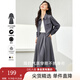 梵希蔓綠色今年流行漂亮套裝裙女2025年春季新款氣質(zhì)高級(jí)感上衣 M5635 灰色 XL