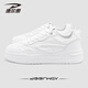 德?tīng)柣荩―EERWAY）自營(yíng)旗艦店男鞋板鞋男2025新款百搭運動(dòng)休閑鞋子男小白鞋 白色 44