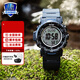 卡西歐（CASIO） 【全國聯(lián)?！渴直砣馗袘魈妓乩w維表帶戶(hù)外登山表太陽(yáng)能男表 PRW-35Y-2PR