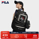 FILA 斐樂(lè )官方易烊千璽同款情侶款背包多口袋雙肩包電腦包休閑書(shū)包