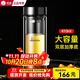 希諾玻璃杯雙層男士喝水杯防燙家用上班泡茶杯公司定制節(jié)日送老公禮物 經(jīng)典大容量-410ml-9607