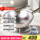 亞摩斯（Amos）純鈦炒鍋帶蓋32cm健康無(wú)涂層電磁爐燃?xì)庠钔ㄓ貌惶魻t灶A(yù)S-CG328T
