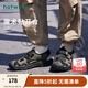 熱風(fēng)（Hotwind）戶(hù)外運動(dòng)涼鞋男士夏季新款透氣包頭休閑涼鞋沙灘鞋外出旅行登山鞋 75黑綠 41 偏大半碼