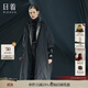 日著(zhù)博主同款設計女裝2024冬季新款中長(cháng)寬松新雪麗棉衣服加厚外套 烏云黑 建議拍小一碼 M