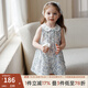 OAK FAMILY夏季新品2025女寶寶無(wú)袖連衣裙文藝娃娃領(lǐng)兒童公主裙 小羊果園 （不含頭飾） 100 cm