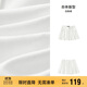 森馬（Semir）牛仔半身裙女涼感百褶裙2025夏辣妹A字高腰顯瘦短裙109325120007