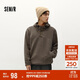 森馬衛衣男冬搖粒絨半開(kāi)襟連帽情侶裝小寬松休閑打底上衣101724116214