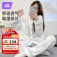 婧麒（JOYNCLEON）月子服純棉春秋孕婦可哺乳睡衣產(chǎn)前產(chǎn)后透氣舒適 藍XL Jyz154235