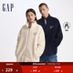 GAP男女裝抱抱絨字母logo抓絨立領(lǐng)外套休閑上衣609070 海軍藍 175/96A(L) 亞洲尺碼
