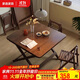 家逸實(shí)木折疊餐桌家用簡(jiǎn)易小飯桌小戶(hù)型學(xué)習書(shū)桌出租房戶(hù)外便攜方桌子