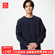 優(yōu)衣庫【狂歡價(jià)】男裝女裝柔軟綿羊毛圓領(lǐng)針織衫/長(cháng)袖毛衣478541 69 藏青色 L /175/100A
