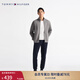 TOMMY HILFIGER【柔順雙面布】秋冬男裝純色休閑抽繩束腳運動(dòng)長(cháng)褲針織衛褲 藏青色DW5 M