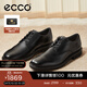 愛(ài)步（ECCO）商務(wù)皮鞋男 男士婚鞋結婚圓頭德比鞋男鞋正裝皮鞋 都市倫敦525604 黑色52560401001 41