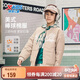 特步（XTEP）兒童童裝男童絎棉夾克三防美式復(fù)古潮流鎖溫棉服 麥田金 170cm