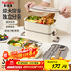 泰福高飯盒上班族小學(xué)生316L不銹鋼多層分隔便當盒帶飯餐盤(pán)T5309+Z5069