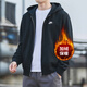 耐克（NIKE）男裝上衣 2026春新款運動(dòng)訓練服時(shí)尚出行休閑服開(kāi)襟連帽衛衣外套 黑色新款/加絨保暖 L (175/92A)