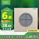 施耐德電氣穿線(xiàn)面板 空白面板帶出線(xiàn)孔 86型暗裝引線(xiàn)面板 境尚系列 流光金