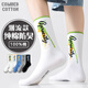 莎蘭朵襪子男純棉長(cháng)襪潮秋冬季全棉防臭吸汗青少年男童籃球初中學(xué)生運動(dòng) H1混色 5雙 均碼
