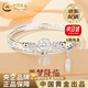 中國黃金（CHINA GOLD）捕夢(mèng)網(wǎng)足銀手鐲女三生三世銀鐲子手生日禮物送女友老婆教師節禮物 送女友*手鐲約25g【56圈口】