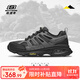斯凱奇（Skechers）男鞋戶(hù)外休閑鞋城市旅游徒步鞋防滑氣墊運動(dòng)登山鞋 GYBK灰黑 42