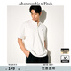 ABERCROMBIE & FITCH【重磅亨利衫】男裝25夏季經(jīng)典小麋鹿寬松短袖T恤KI124-5188 白色 M (180/100A)