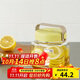 樂(lè )扣樂(lè )扣（LOCK&LOCK）會(huì )呼吸的發(fā)酵容器玻璃儲物罐泡酒臘八蒜果醬密封罐泡菜壇1L綠色
