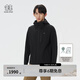 KOLON SPORT/可隆戶外軟殼夾克 男子防潑水防靜電防風(fēng)石墨烯復(fù)合外套 LHJK5WNT03-BK 黑色 XL 180/100A