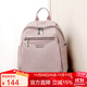 鱷魚(yú)恤輕便雙肩包包女士大容量布包背包休閑旅行女包B1671櫻花粉