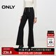 ONLY秋季通勤風(fēng)高腰修身喇叭褲西裝褲休閑褲女|124314013 H1Z 黑色 XS (155) 60A