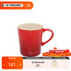 酷彩（Le Creuset）炻瓷馬克杯子咖啡早餐辦公家用茶水杯馬克杯 330毫升V型馬克杯紅色