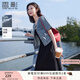 香影藍色牛仔外套女短款2025夏季新款復(fù)古正肩短袖純棉小個子上衣 藍色 XL 170/92A/125-140斤