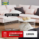宜家（IKEA）KVISTBRO魁思伯茶幾邊桌儲物桌咖啡桌圓形桌子陽(yáng)臺現代 白色 其他