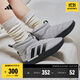 adidas ADIPUFF面包鞋保暖防滑耐磨柔軟中幫棉鞋阿迪達斯輕運動(dòng) 軌道灰/黑色(推薦腳型偏胖選大半碼)   38