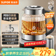 蘇泊爾（SUPOR）1.5L 純鈦養生壺 煮茶壺燒水壺 恒溫煮茶器 加大濾網(wǎng) 電熱水壺保溫花茶壺 0膠水 SW-15YQ62