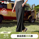 FILA斐樂(lè )女士針織長(cháng)褲2025夏季微喇寬松闊腿褲休閑運動(dòng)褲瑜伽 