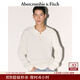 Abercrombie & Fitch男裝25秋冬新款美式百搭棉質(zhì)華夫格亨利領(lǐng)針織長(cháng)袖T恤124-5647 白色 L (180/108A)