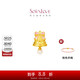 周大福SOINLOVE「寶藏女孩」雪球鈴鐺蝴蝶結黃金珍珠轉運珠 VR1591