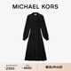 MICHAEL KORS邁克高仕 MK 【2件85折】 女士收腰抽褶連衣裙 黑色 001 S
